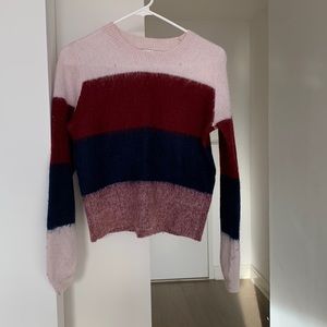 Club Monaco Mohair Puffed Sleeve Sweater